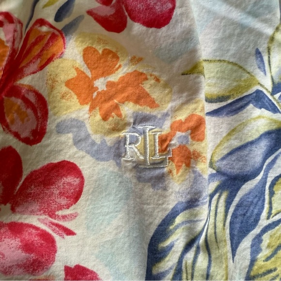 Lauren Ralph Lauren Floral Blouse in Pink and Blue - Picture 4 of 8